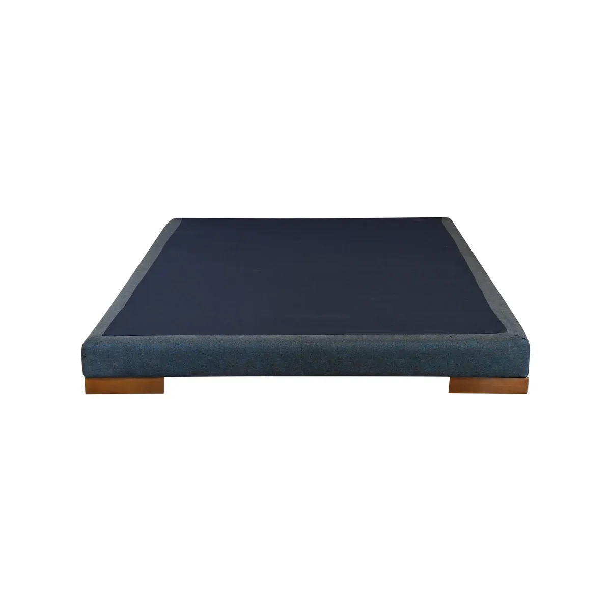 BLOCCARE - Base De Cama 1.5 Plazas Box 8 cm largo 200cm con patas de madera 4.5cm