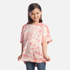 HAKA HONU - Polera Niña Tormenta Coral Haka Honu.-