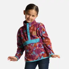 HAKA HONU - Polerón Niña Tokerau Poki Print Terracota