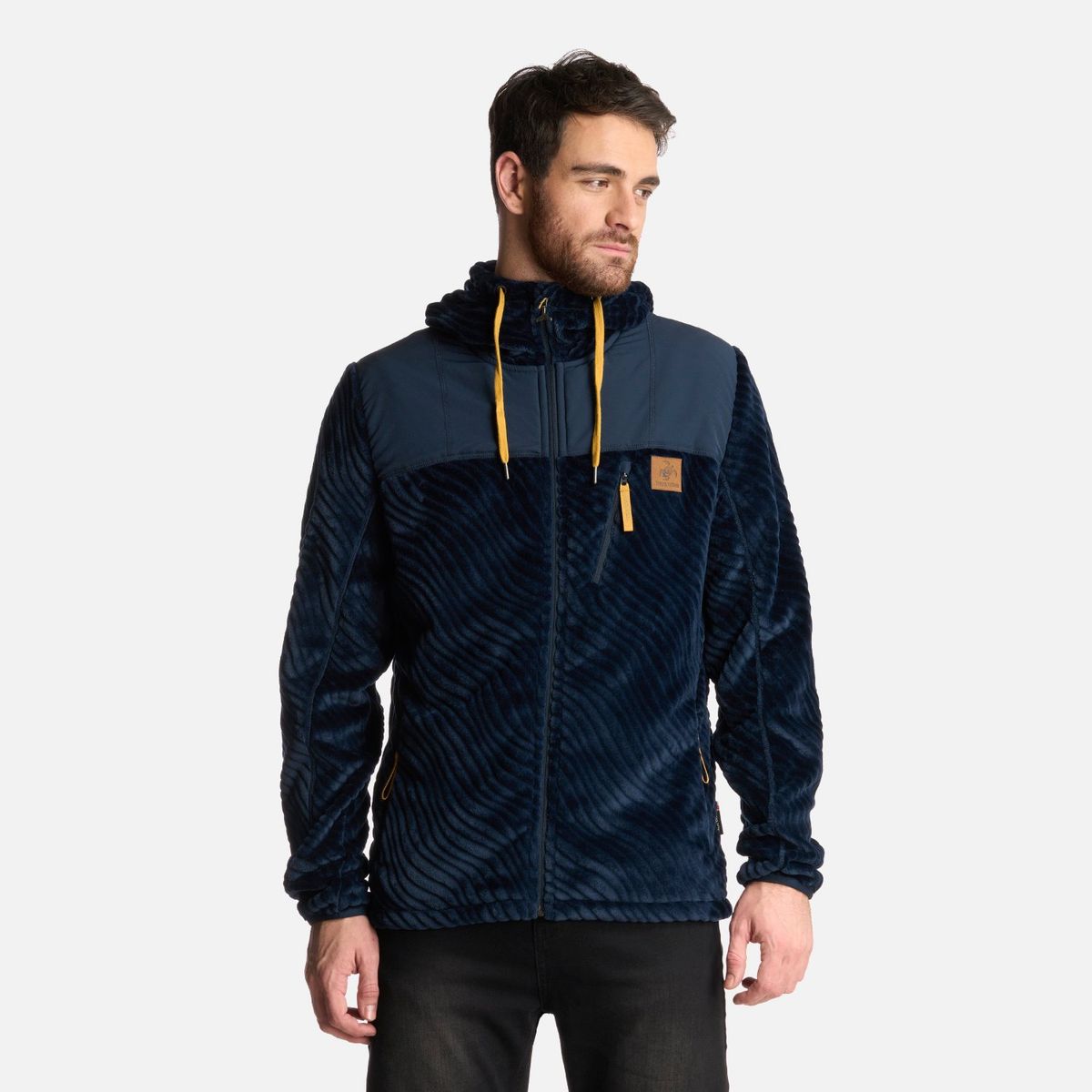 HAKA HONU - Polerón Hombre Polaroid Azul Noche Haka Honu