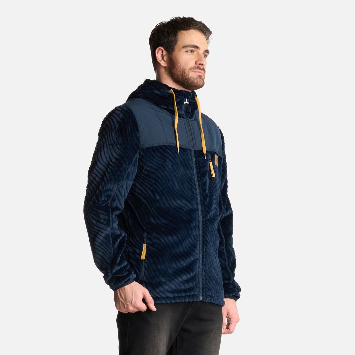 HAKA HONU - Polerón Hombre Polaroid Azul Noche Haka Honu