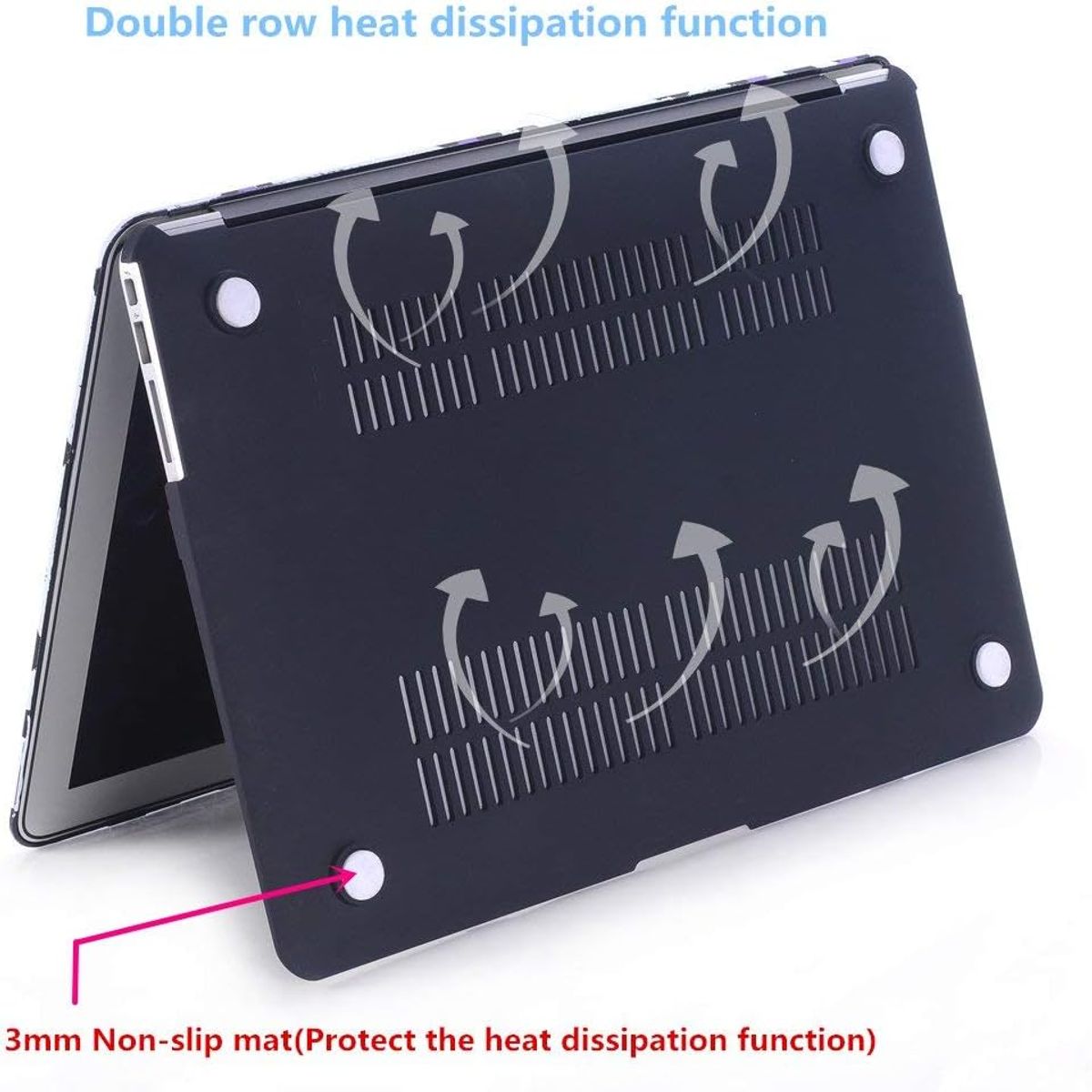 GENERICO - Carcasa rígida para MacBook NEW AIR 13 diseño CEBRA revisa tu modelo