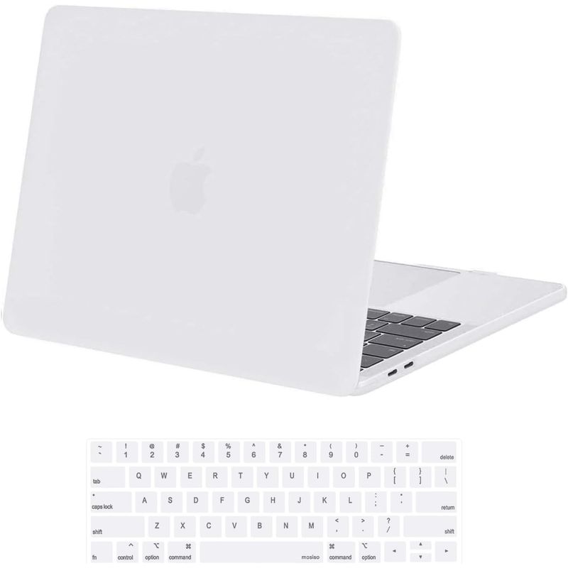 GENERICO - Carcasa rígida para MacBook PRO 13 diseño BLANCO revisa tu modelo