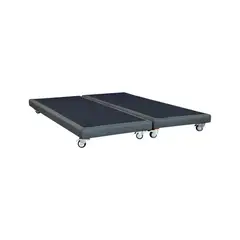 BLOCCARE - Base De Cama 2 plazas L190 cm con rueda Deluxe.Para colchon V.elastico