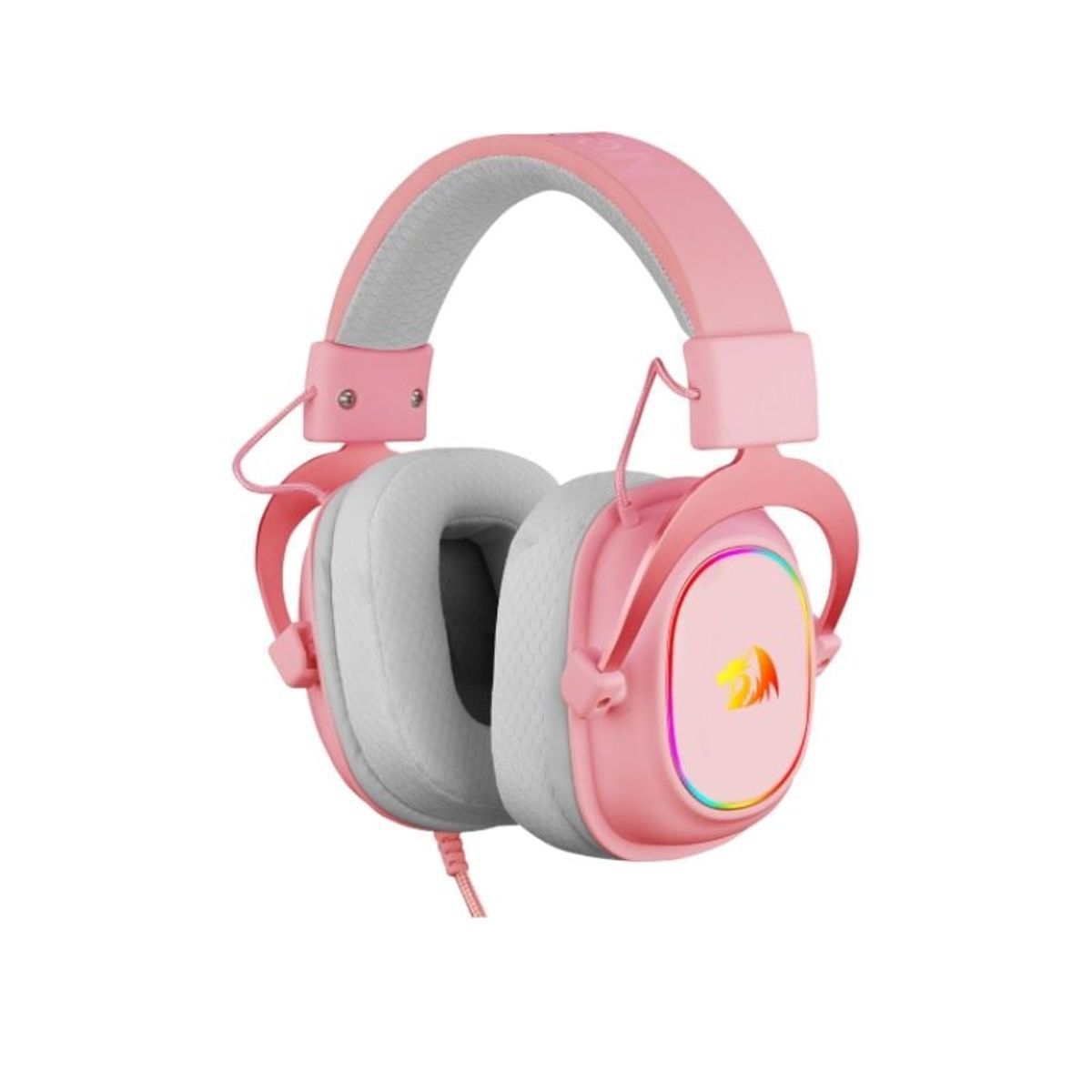 REDRAGON - Audífonos Gamer Redragon Zeus X H510 RGB Sonido 7.1 Rosado