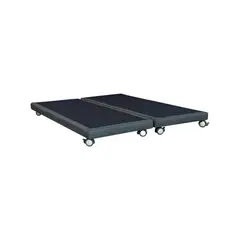 BLOCCARE - Base De Cama 2 plazas L190 cm con ruedas Logo. Para colchon V.elastico