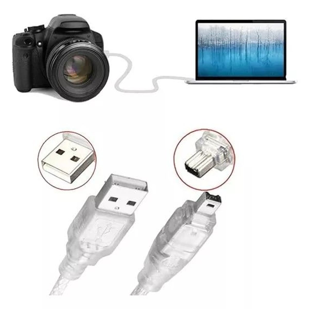 KUANGYE - Cable Adaptador Firewire 400 4 Pines Camara Usb