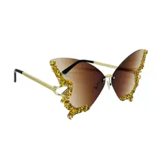 GENERICO - Lentes vintage con forma de mariposa mujer M-53