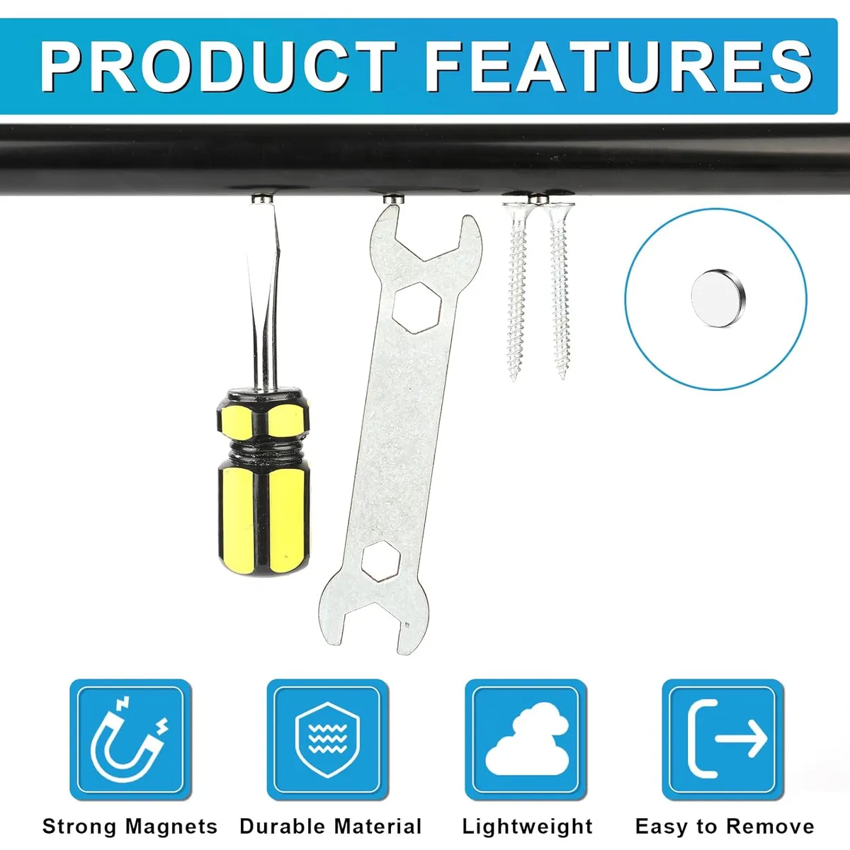 KUANGYE - Imanes Neodimio Paquete De 200 Unidades De 5x2 Mm Cilindro