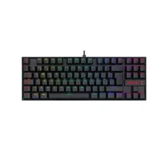 REDRAGON - Teclado Mecánico Gamer K552 RGB Kumara Switch Red Negro