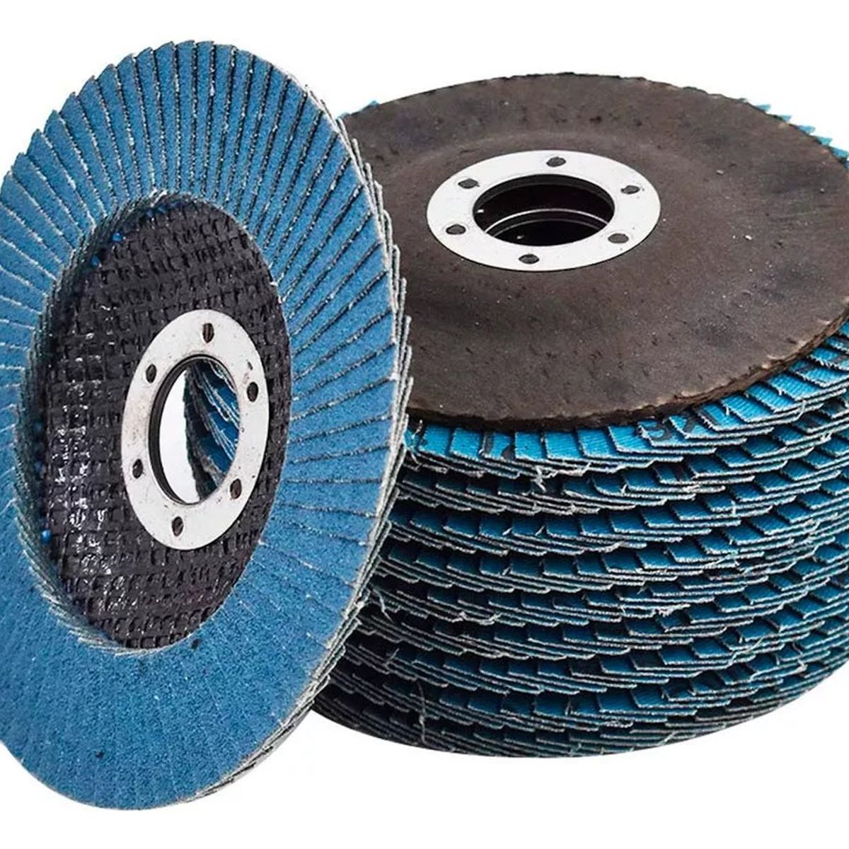 KUANGYE - 20 Discos Flap Lija  Laminado Pulido Grano 40 4,5 Pulgadas