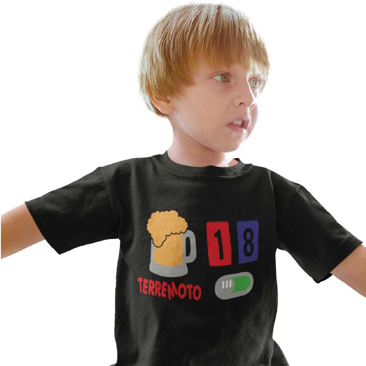 GENERICO - POLERA NIÑO FIESTAS PATRIAS 18 TERREMOTO