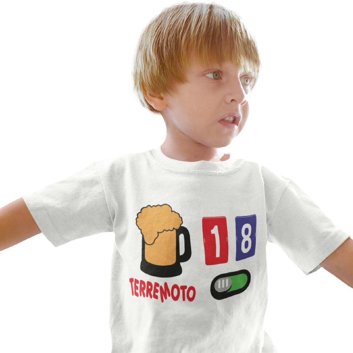GENERICO - POLERA NIÑO FIESTAS PATRIAS 18 TERREMOTO