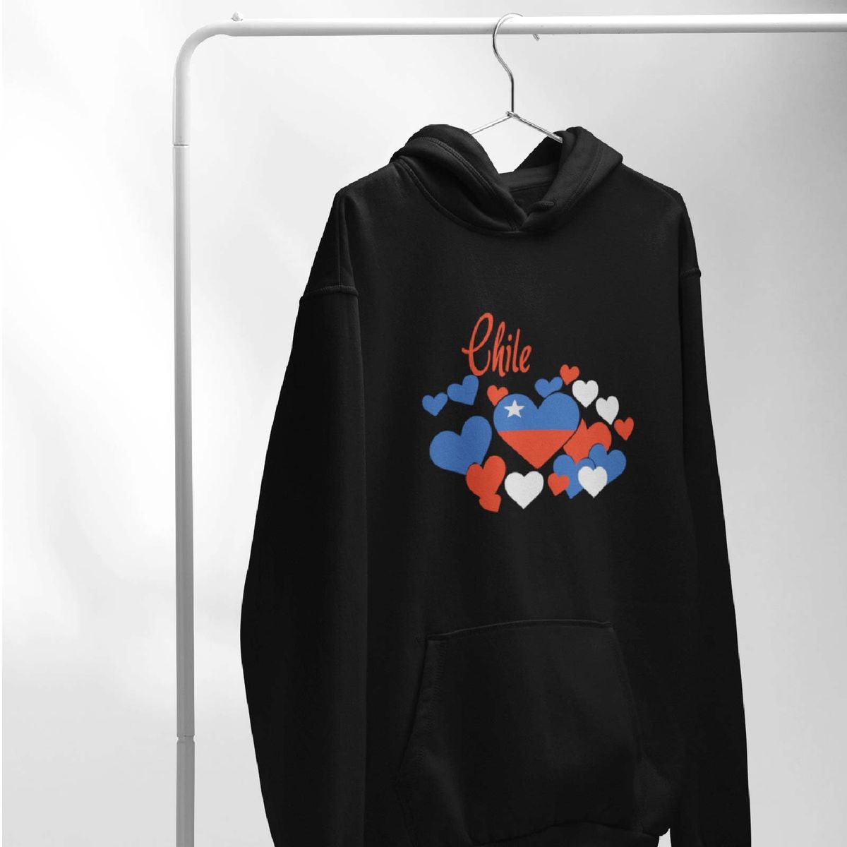 GENERICO - PPOLERÓN MUJER FIESTAS PATRIAS CHILE CORAZONES