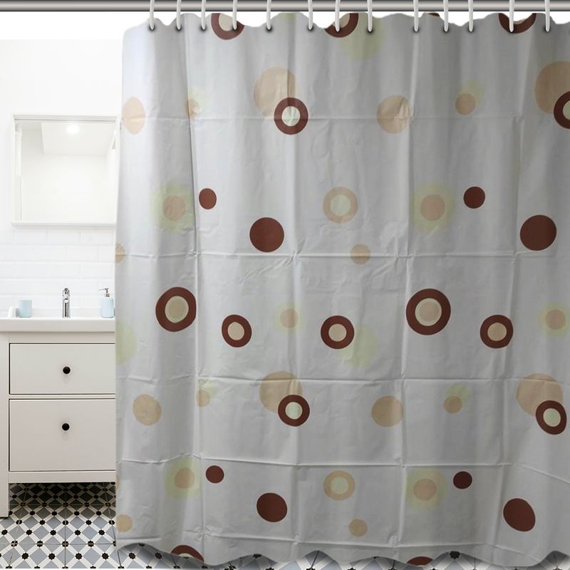 GENERICO - Cortina de Baño Plástico 180cmx180cms