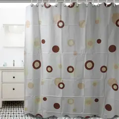 GENERICO - Cortina de Baño Plástico 180cmx180cms