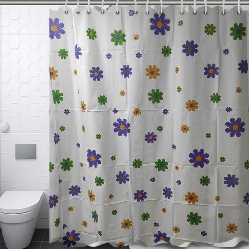 GENERICO - Cortina de Baño Plástico 180cmx180cms