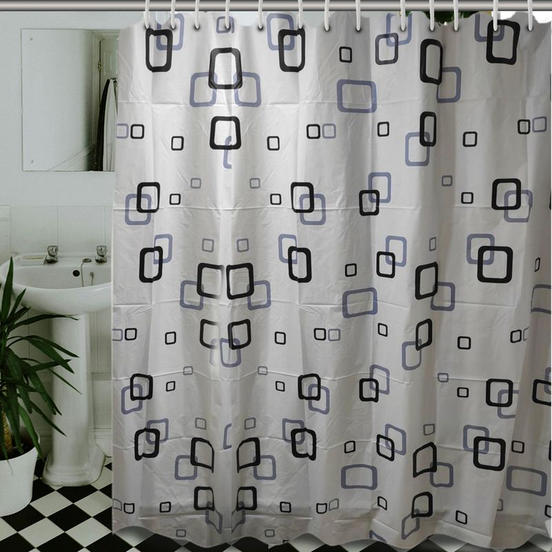 GENERICO - Cortina de Baño Plástico 180cmx180cms