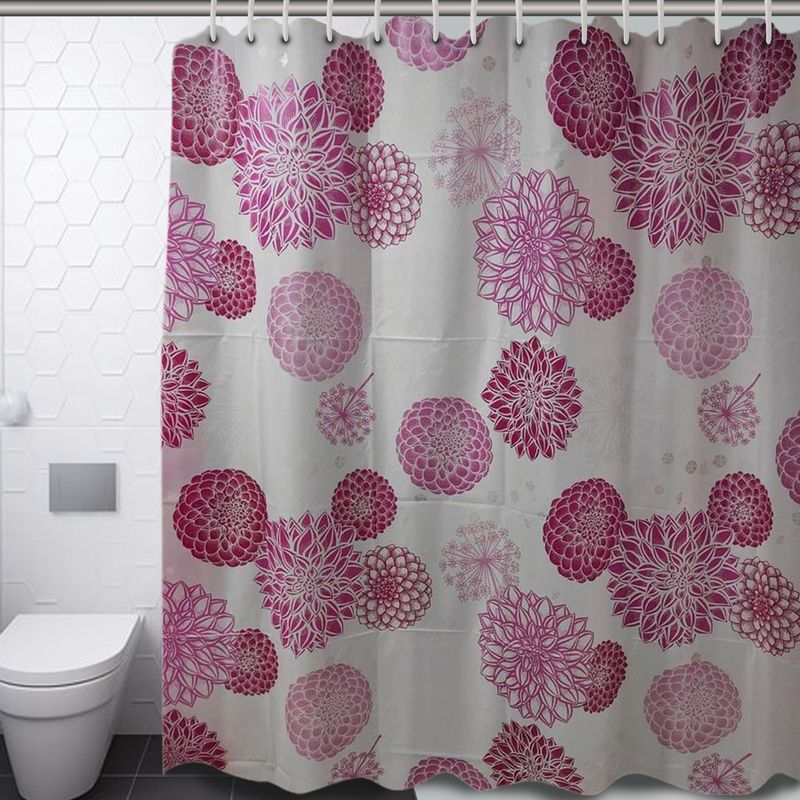 GENERICO - Cortina de Baño Plástico 180cmx180cms
