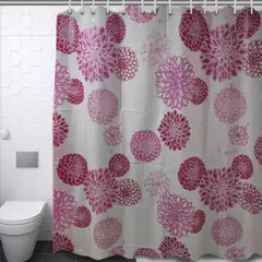GENERICO - Cortina de Baño Plástico 180cmx180cms