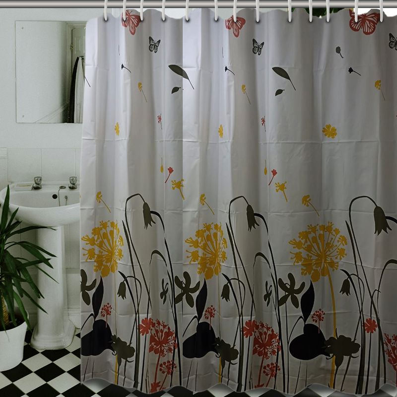 GENERICO - Cortina de Baño Plástico 180cmx180cms