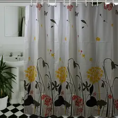 GENERICO - Cortina de Baño Plástico 180cmx180cms