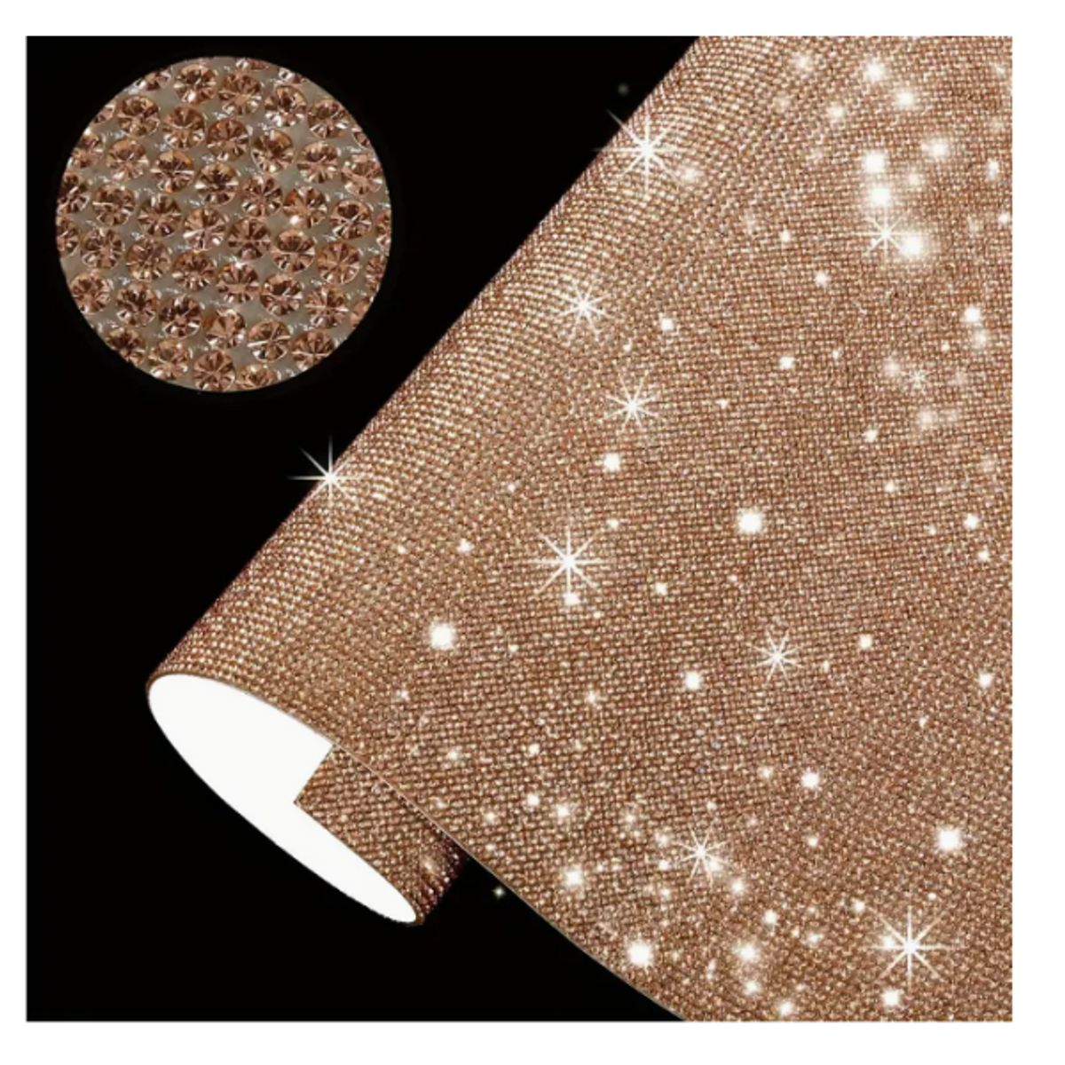 GENERICO - Pegatinas  Autoadhesiva Decorativas De Diamante dorado