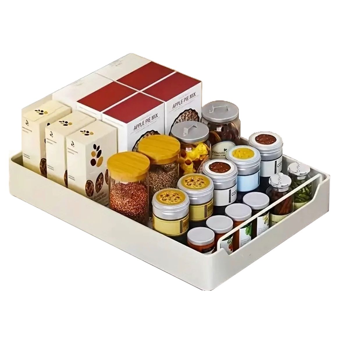 WAKESHOME - Organizador De Cocina Repisa Extraible Bandeja Desplegable