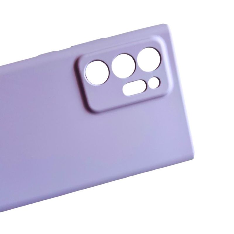 GENERICO - Carcasa Silicona De Color Para Samsung Note 20 Ultra Lila