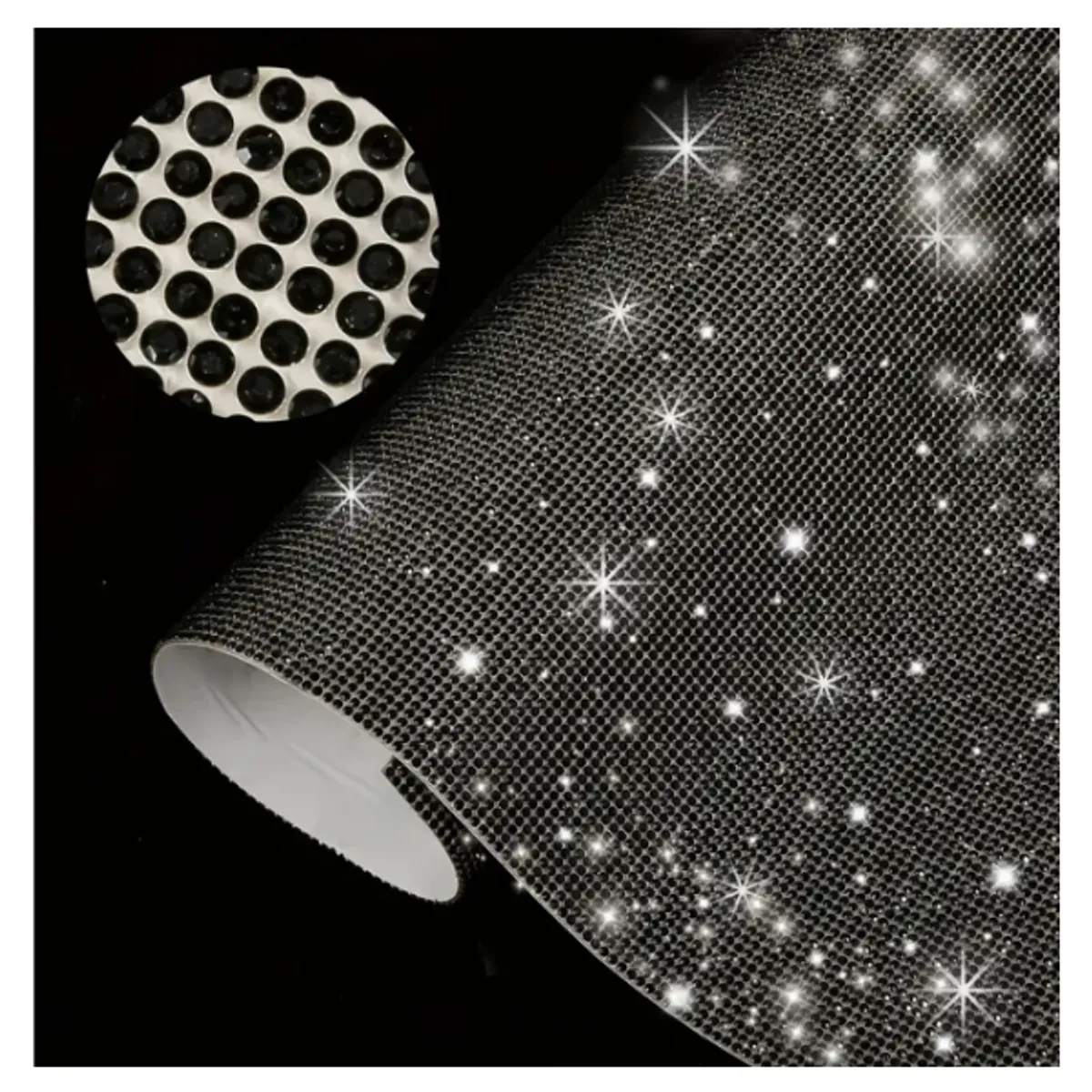 GENERICO - Pegatinas  Autoadhesiva Decorativas De Diamante Negro