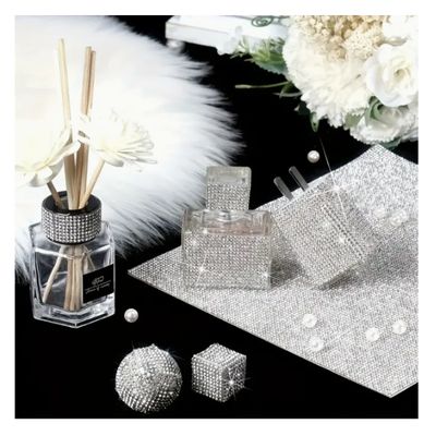 Imagen 2 del producto Pegatinas Autoadhesiva Decorativas De Diamante Plateado