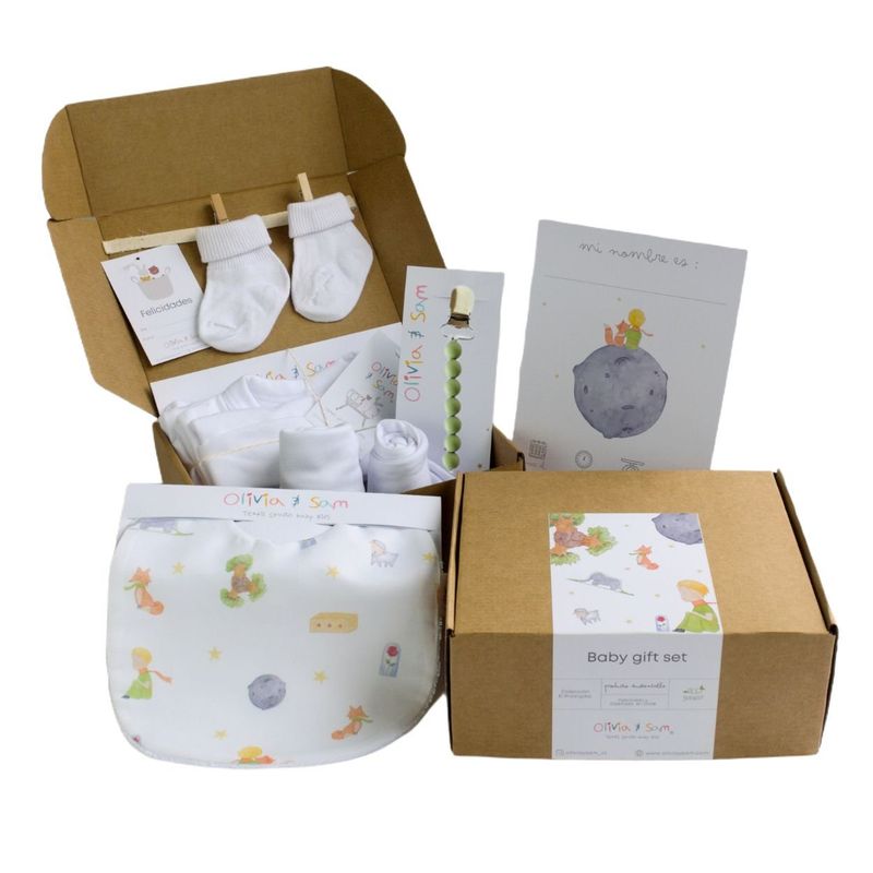 OLIVIA Y SAM - CAJA REGALO BABY SHOWER EL PRINCIPITO