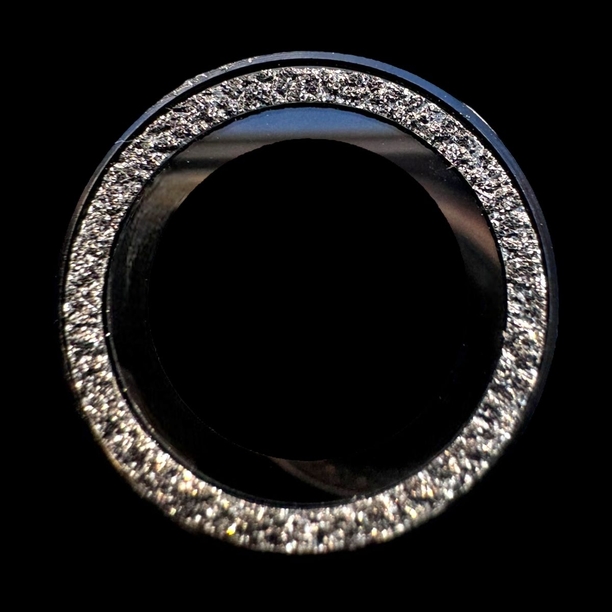 GENERICO - Protector de cámara modelo Escarchado para iPhone 14pro-14promax Negro