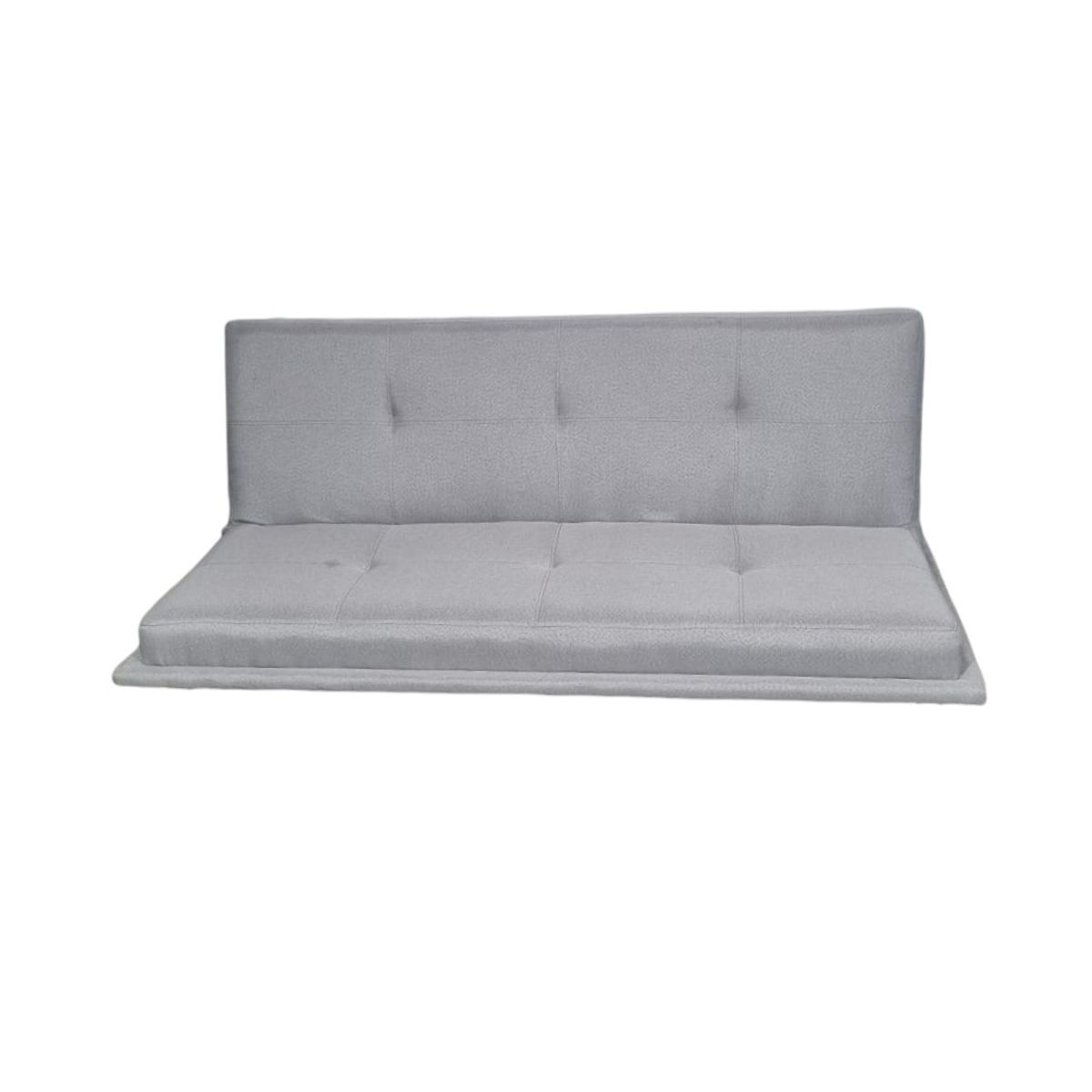 DISEÑOS VALESTRINI - SOFA CAMA LINO GRIS CLARO