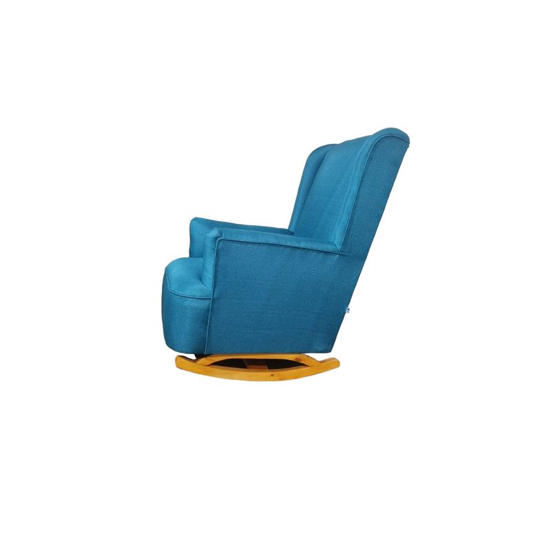 DISEÑOS VALESTRINI - SILLON MECEDOR LINO TURQUESA