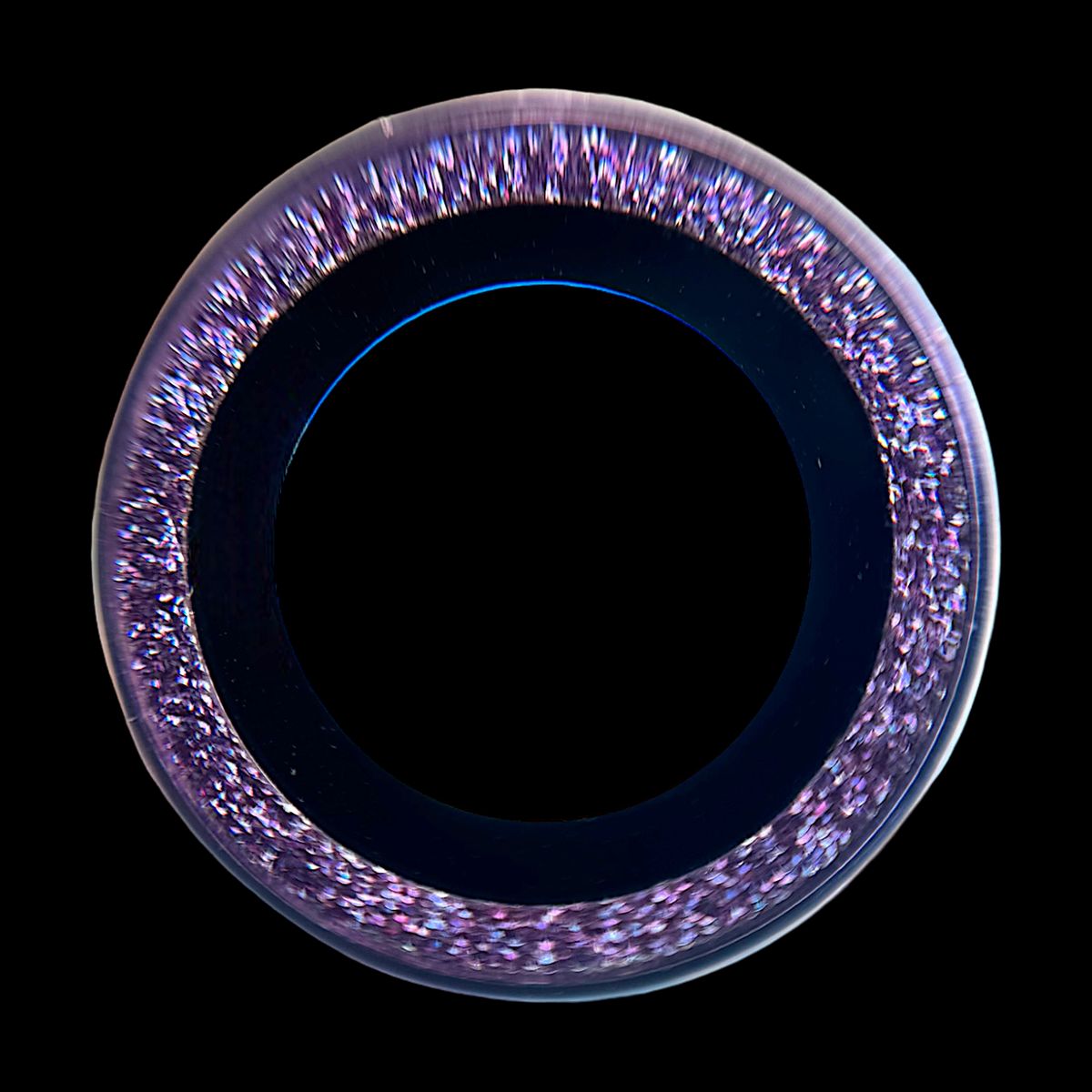 GENERICO - Protector de cámara modelo Escarchado iPhone 14pro-14promax Morado