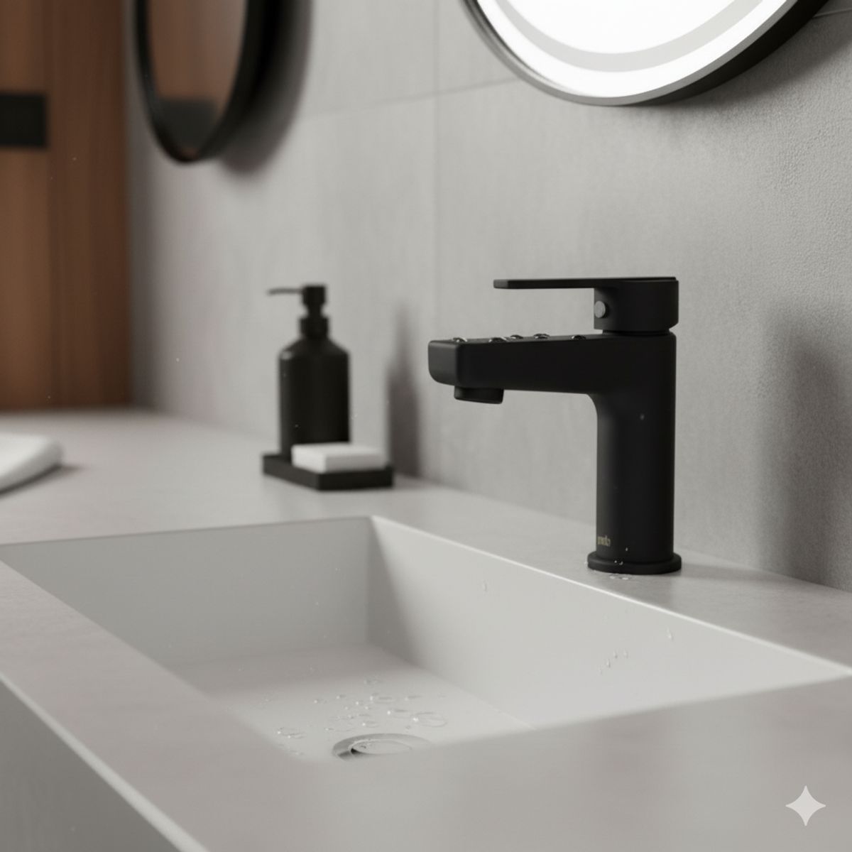 PMB - Monomando Lavatorio Llave Grifo Modelo High Dallas Pmb