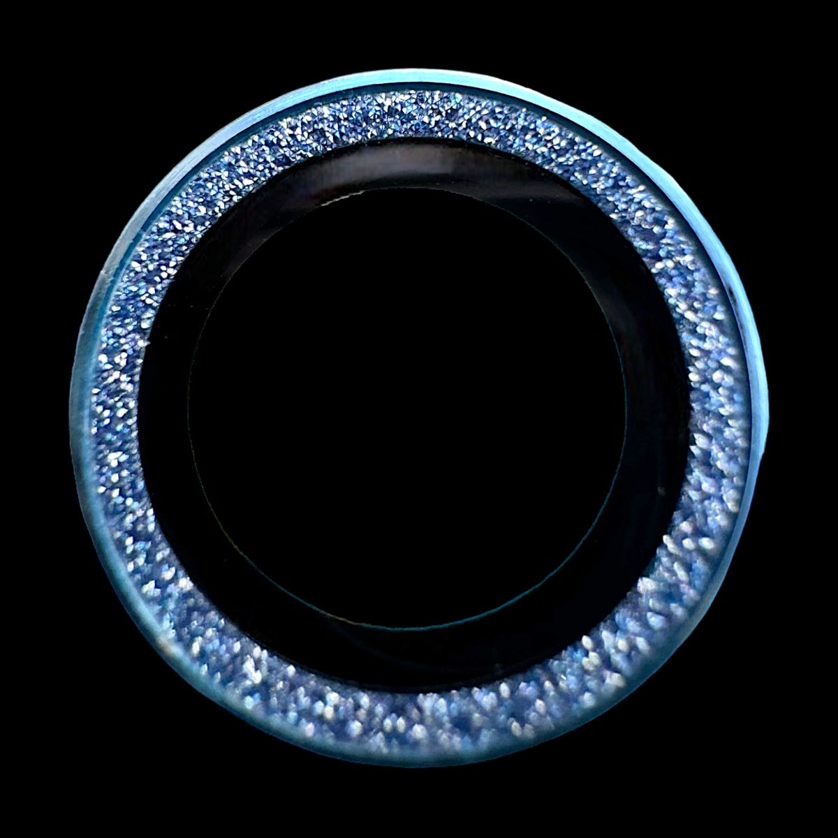 GENERICO - Protector de cámara modelo Escarchado iPhone 11-11Pro-11PM Azul Sierra