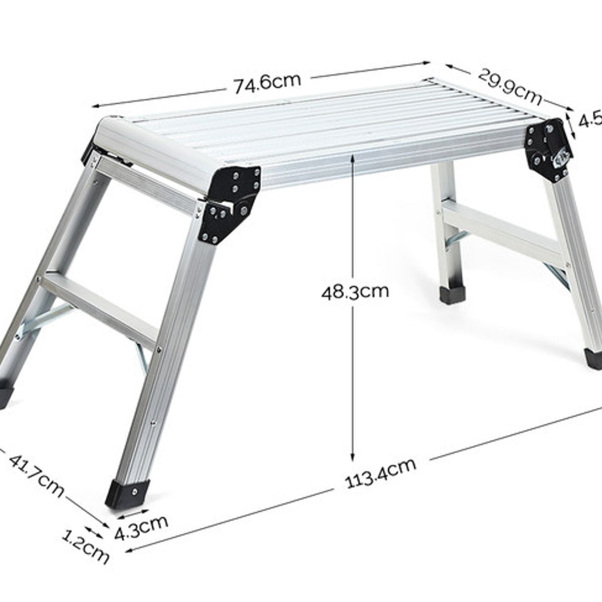 CHINA - Plataforma Mesa De Trabajo Banco Escalera Aluminio