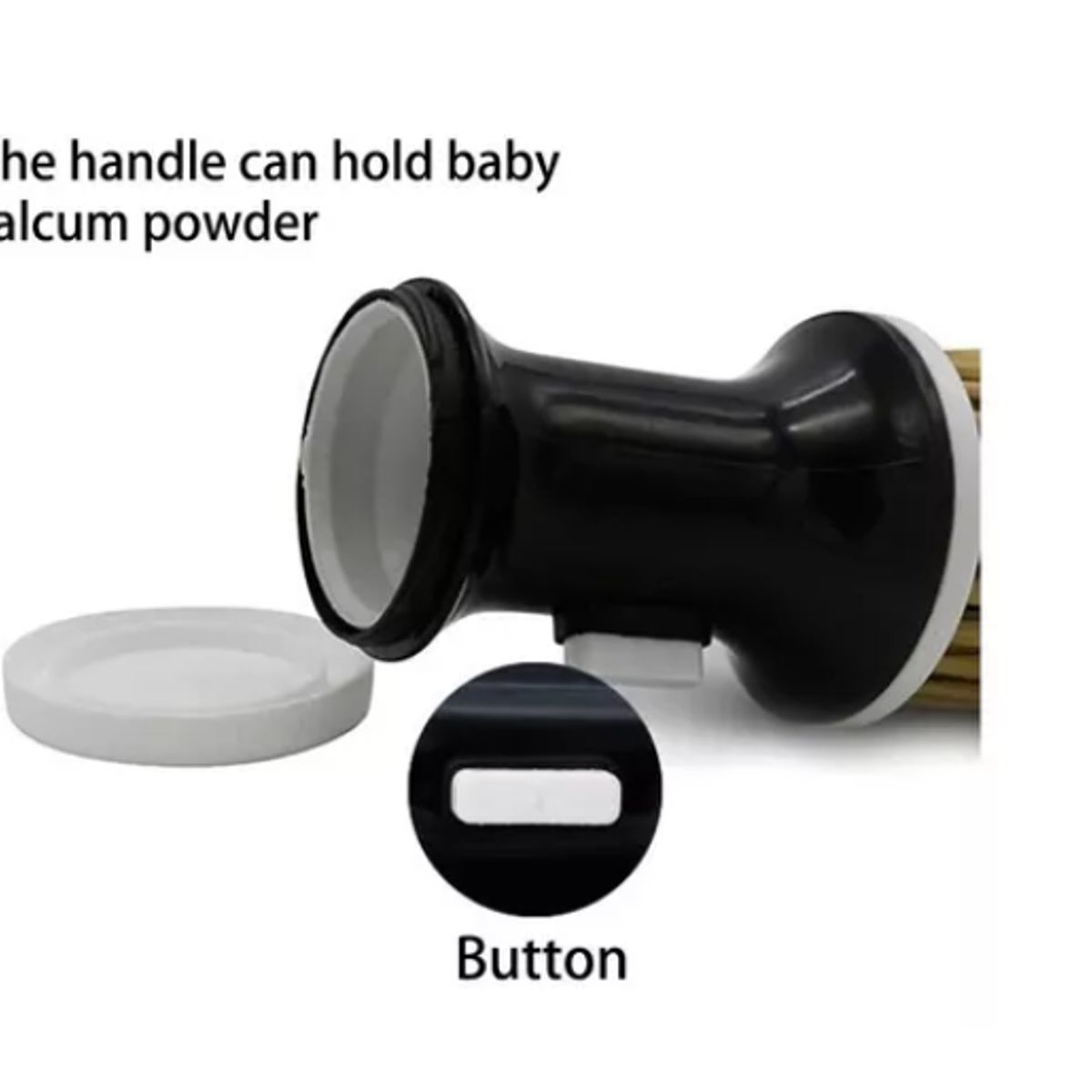 GENERICO - Botapelo Talquera Barber O Peluquera NEGRO