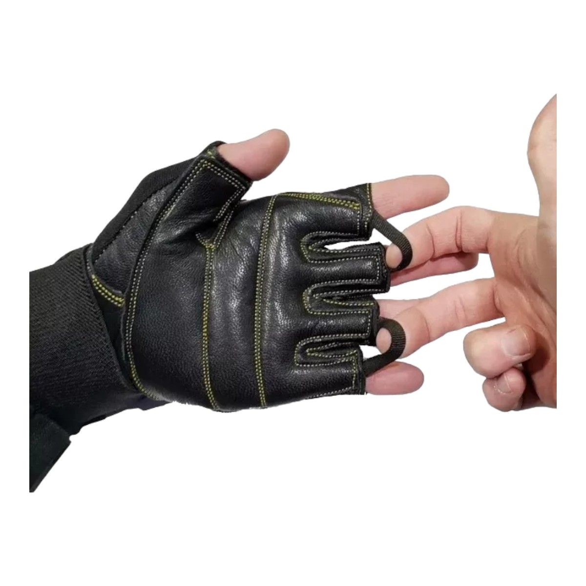 DRB - Guantes Gym Cuero Entrenamiento Pesas Fitness Drb King