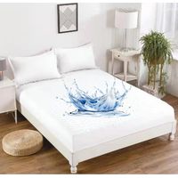 Cubre colchon impermeable King 2,5 plazas Blanco