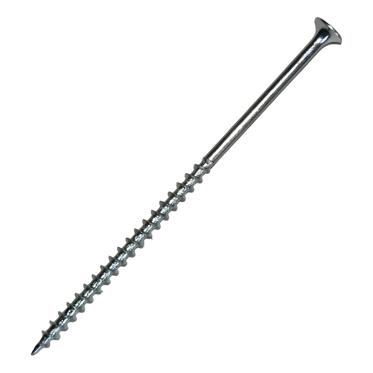 GENERICO - Tornillo Para Madera y Vulcanita 8x4 Rosca Gruesa Caja 100 Unidades