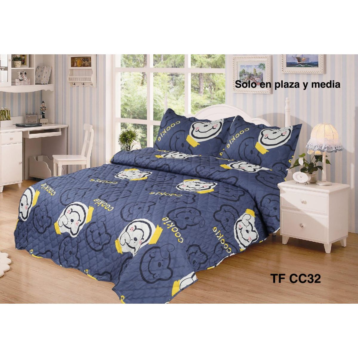 GENERICO - cubrecamas  quilt verano 1.5plazas 180x230