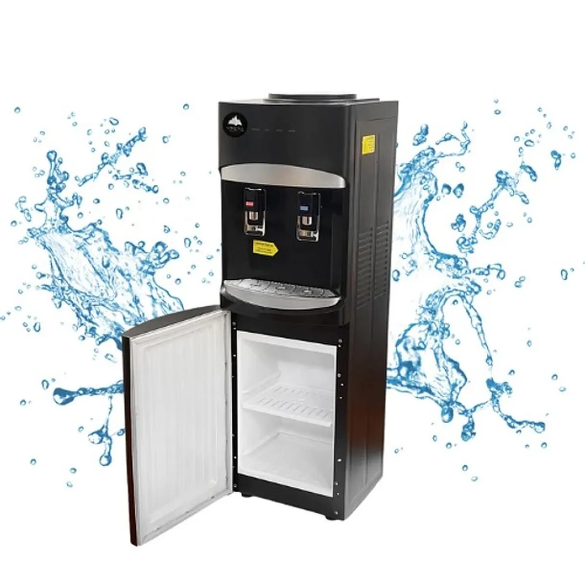 JAGIMA - Dispensador de Agua Eléctrico 3 llaves c/Gaveta Gris PREMIUM