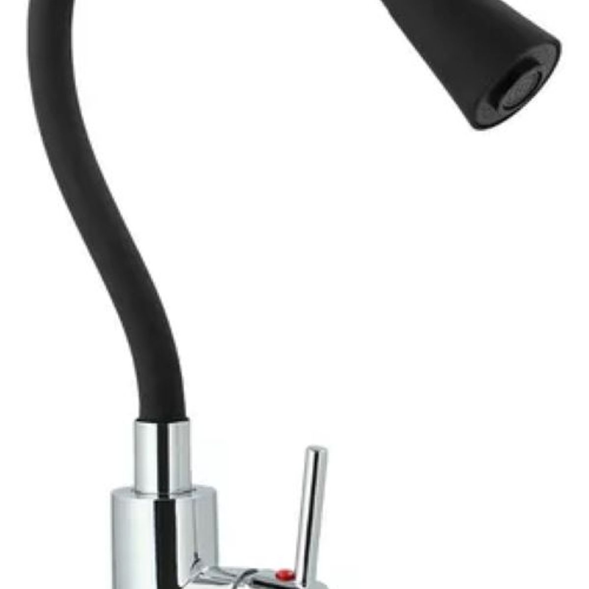 GENERICO - Llave Monomando Lavaplatos Oregon Flex Duo Negro