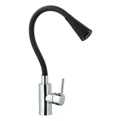 GENERICO - Llave Monomando Lavaplatos Oregon Flex Duo Negro