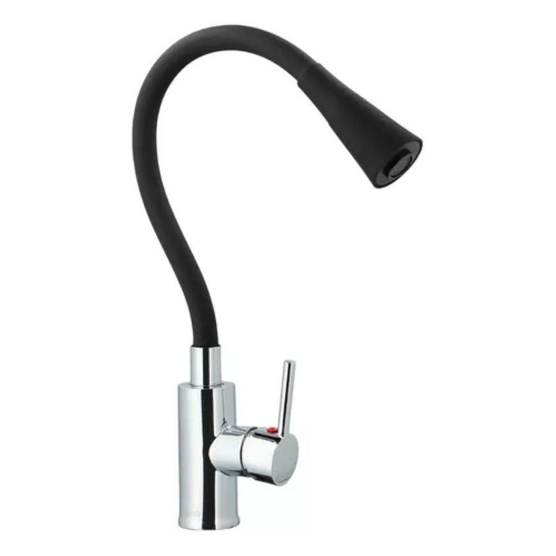 GENERICO - Llave  Lavaplatos Oregon Flex Duo Negro