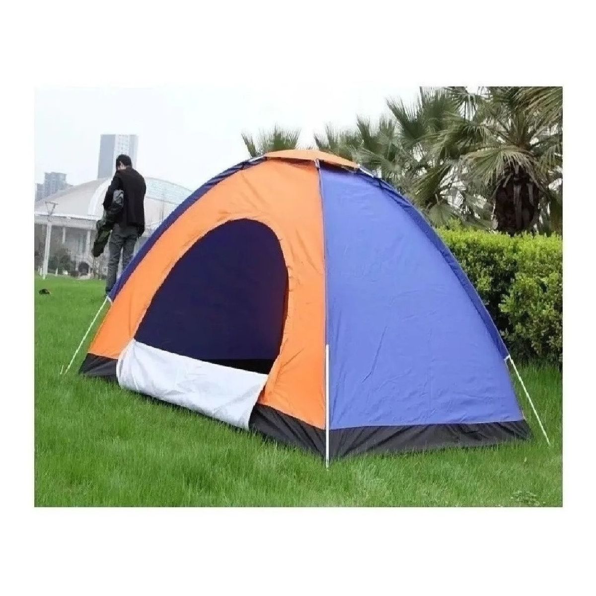 GENERICO - Carpa De Camping 4 Personas Doble Capa Impermeable