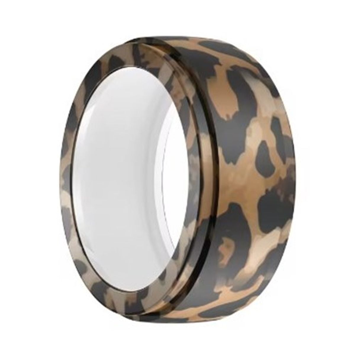 GENERICO - Funda silicona elástica para anillo Oura y Galaxy diseño MANCHAS Talla 10